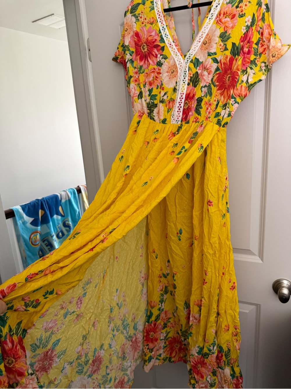 Farm Rio x Anthropologie - Samara Floral Maci Dress NWOT sz M - Picture 8 of 13